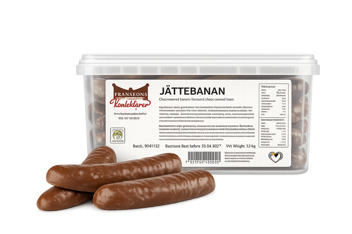 Jättebanan 1200g Franssons Storpack