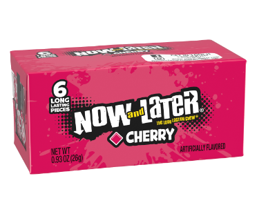 Now & Later Cherry 26g 6-pack