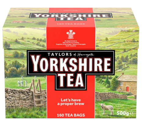 Yorkshire te 250g 80 pakker