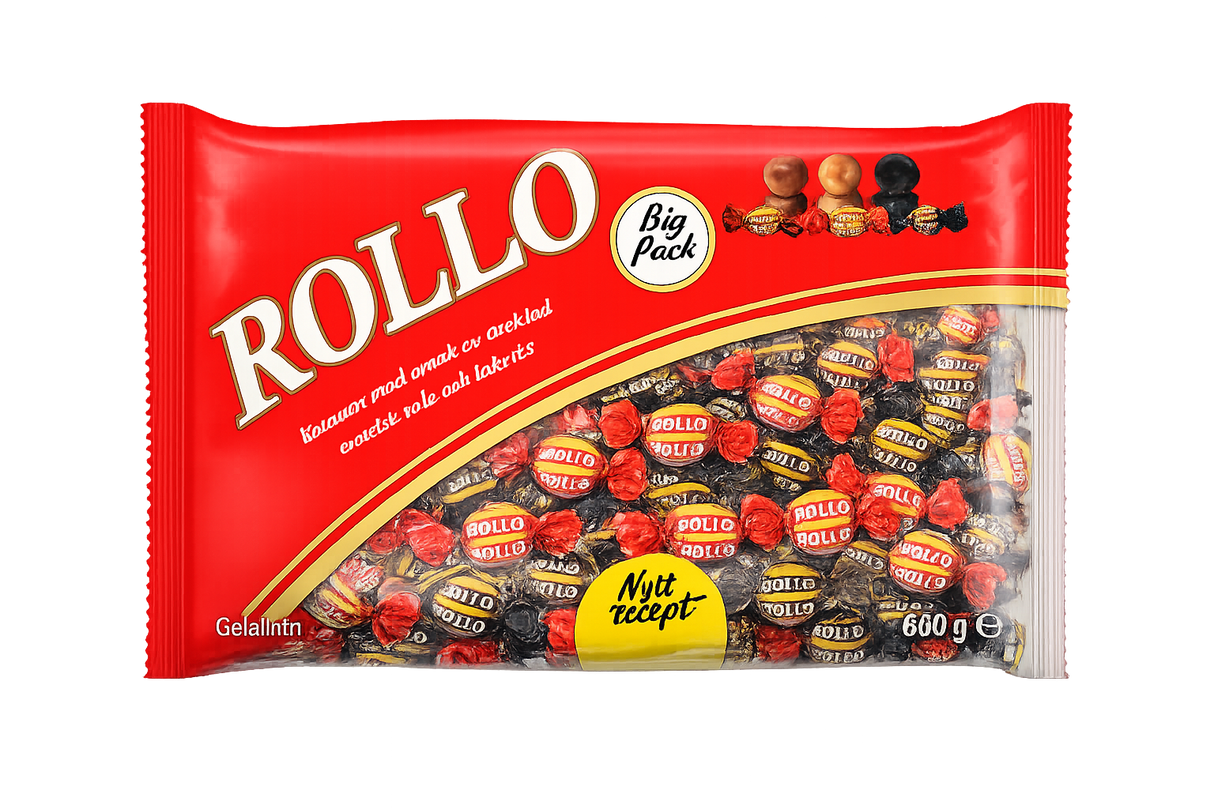 Rollo Chokolade 2,5 kg Storpakke