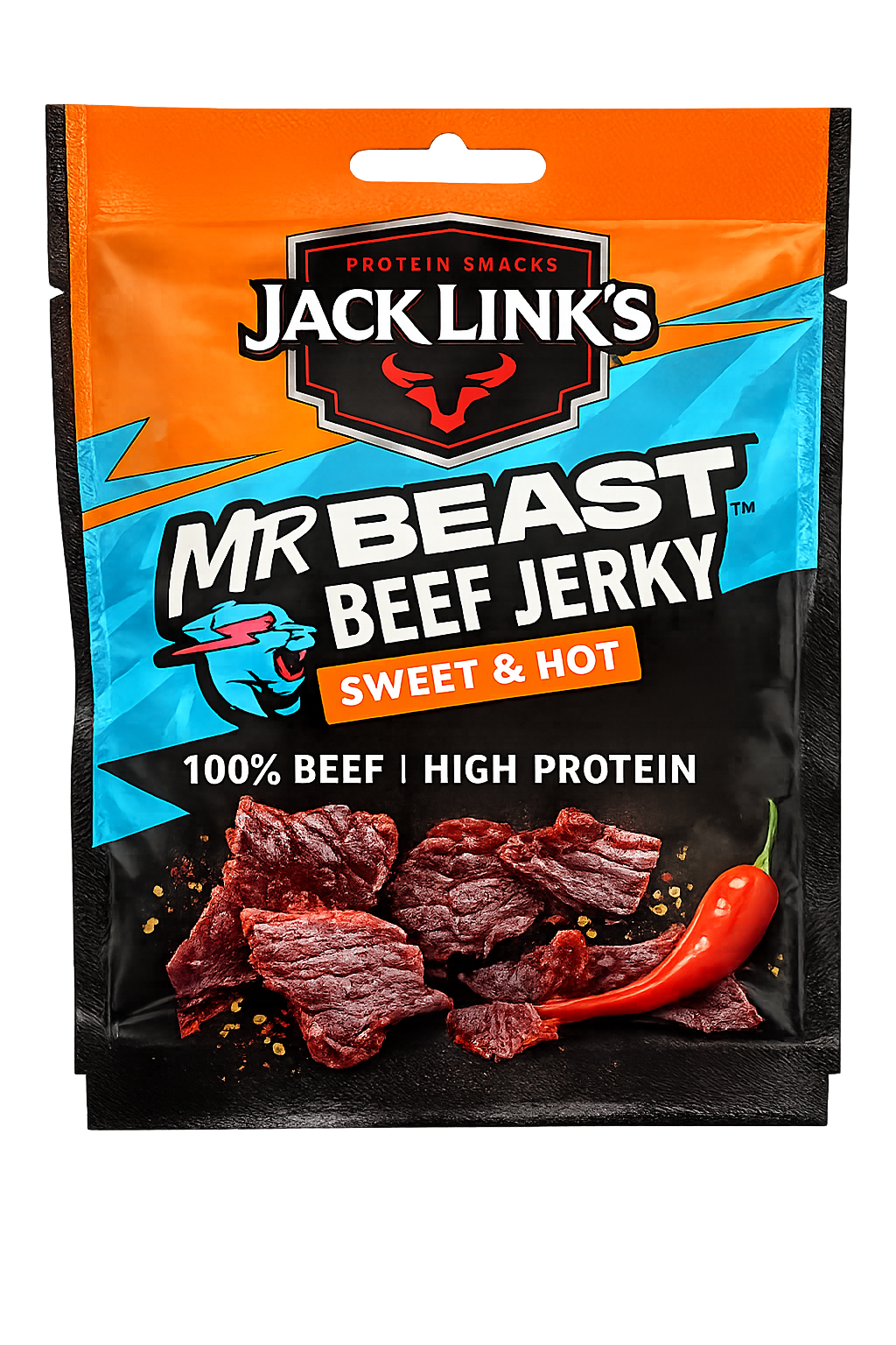 Jack Links oksekød jerky teriyaki 60g