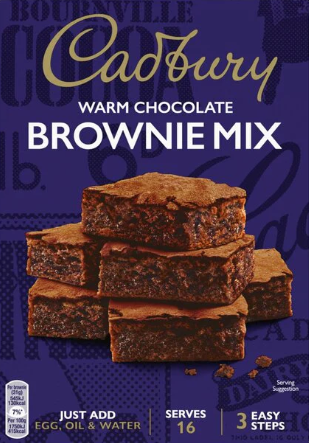 Cadbury chokoladekageblanding 400g