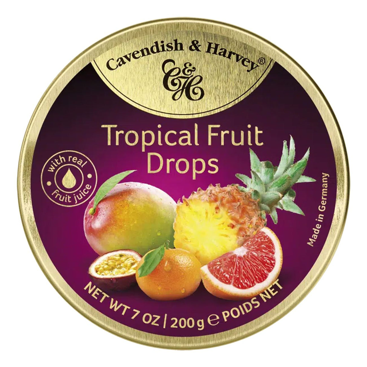 Cavendish Tropiske Frugtdråber 200g