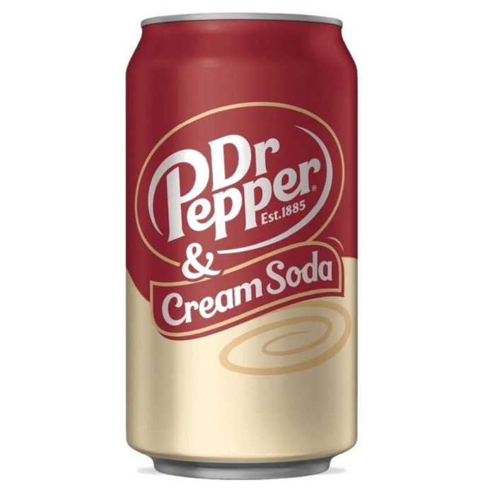 Dr Pepper Cream Sodavand 355ml 12. Storpack