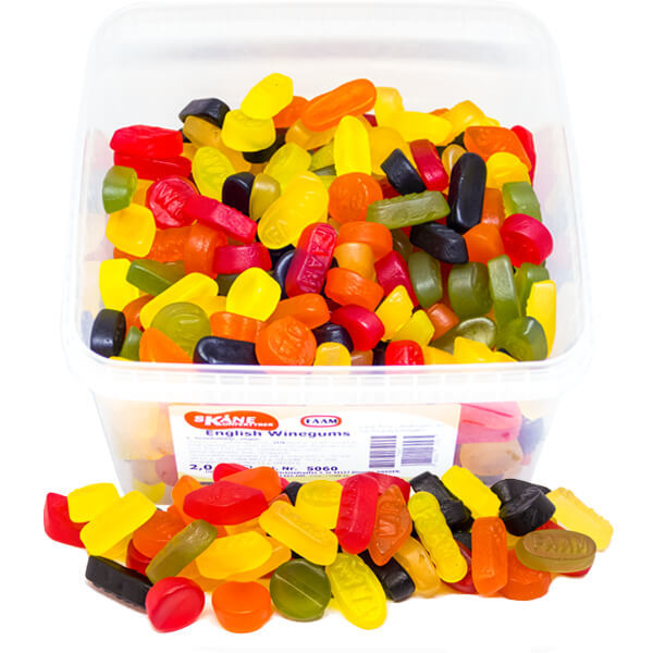 Engelske vingummier 2kg Storpack Skåne Konfektyrer Lösvikt