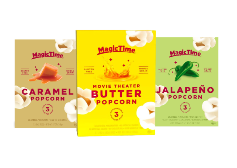 Magictime Popcorn-pakke 3 stk. x 240 g