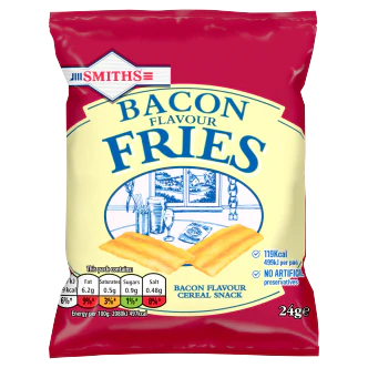 Smiths Bacon Smagsfries 24g