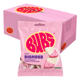BUBS Jordbær Vanille ovaler 90g 12 stk. Storpakke