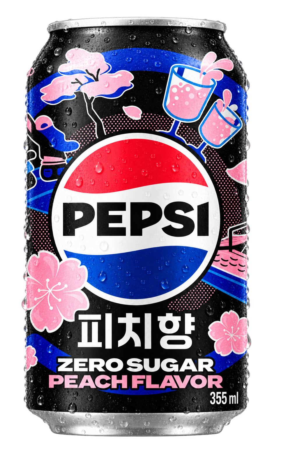 Pepsi Zero Sugar Peach Oolong 355 ml