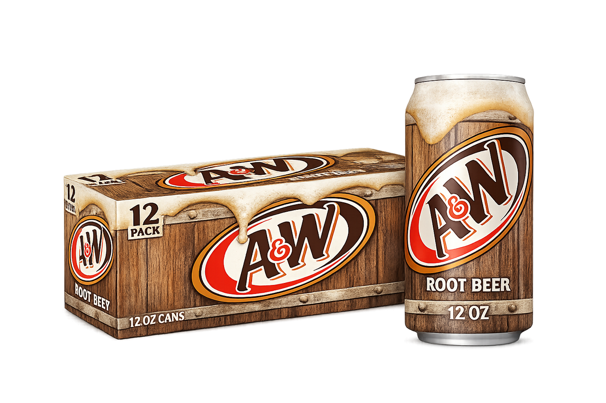 A&amp;W Root Beer 355ml 12 stk.