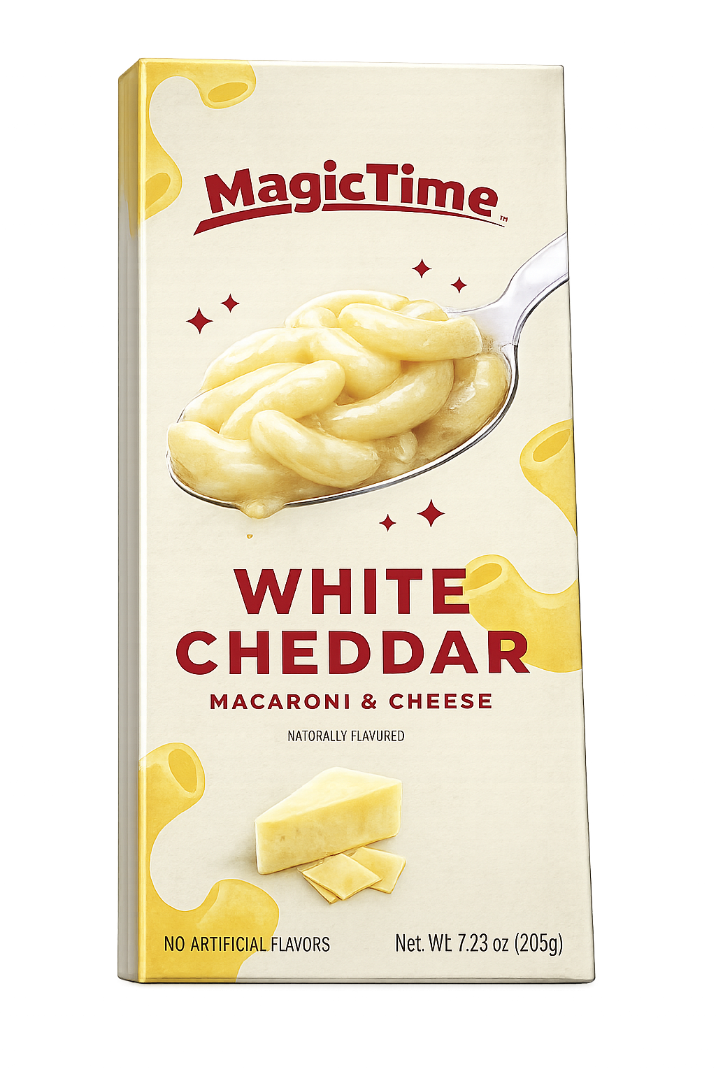 Magictime Mac &amp; Cheese Hvid Cheddar 205g