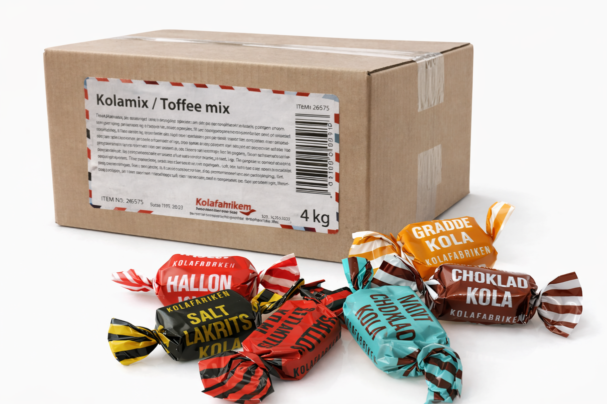 Kolamix 4000g Kolafarbriken Storpack