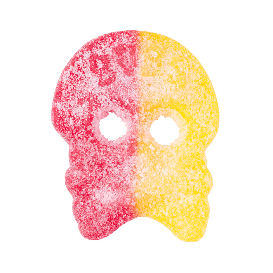 BUBS Lemon Raspberry Skalle 3200g Storpack Lösvikt