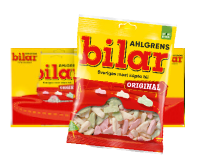 Ahlgrens bilar 125g 36st Storpack - Hel kartong