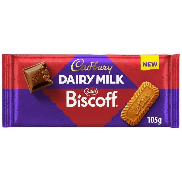 Cadbury Dairy Milk Biscoff 105g 