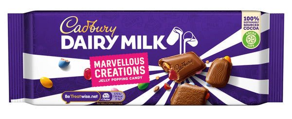 Cadbury Dairy Milk Marvellous Creations Jelly Popping Candy 160g (BF 2026-04-01)