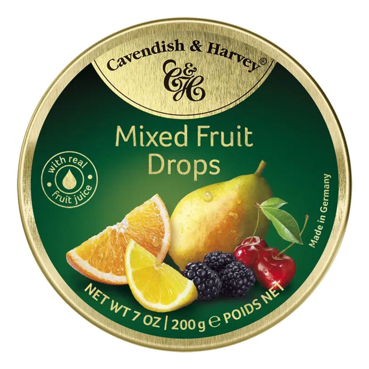 Cavendish Blandede Frugtdråber 200g