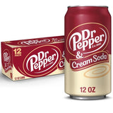 Dr Pepper Cream Sodavand 355ml 12. Storpack