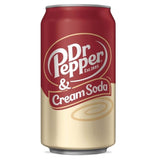 Dr Pepper Cream Sodavand 355ml 12. Storpack