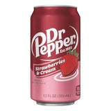 Dr Pepper Jordbær og Fløde 355ml 12 stk