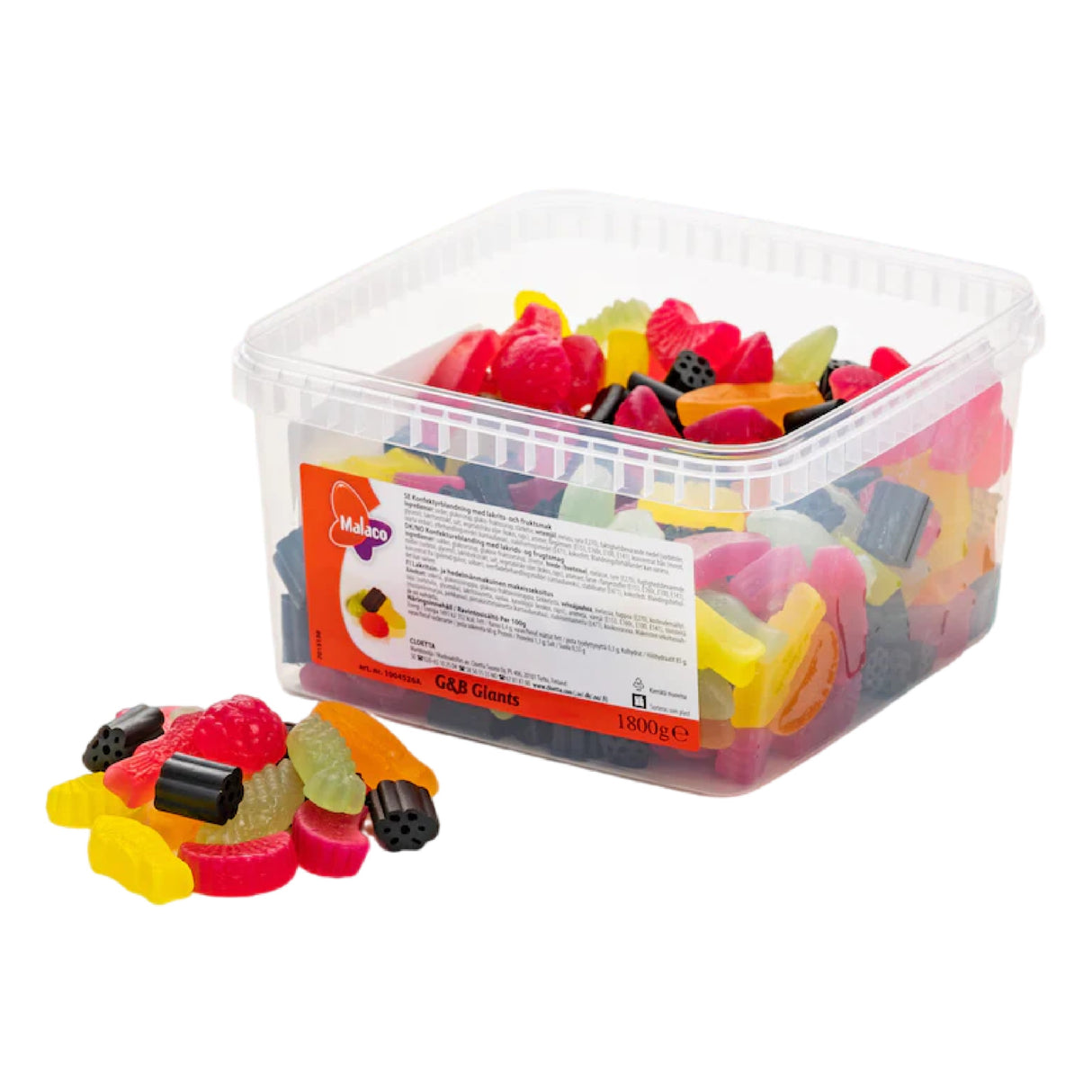 Gott &amp; Blandat Giants 1800g Malaco Storpack