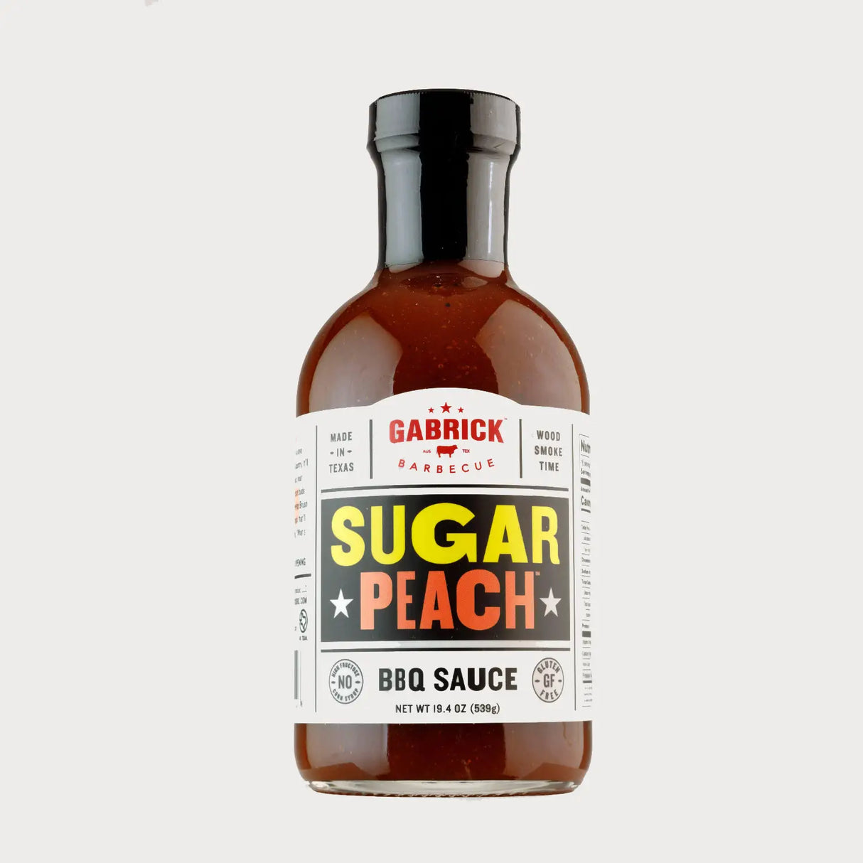 Gabrick Sukker Fersken BBQ Sauce 539g 