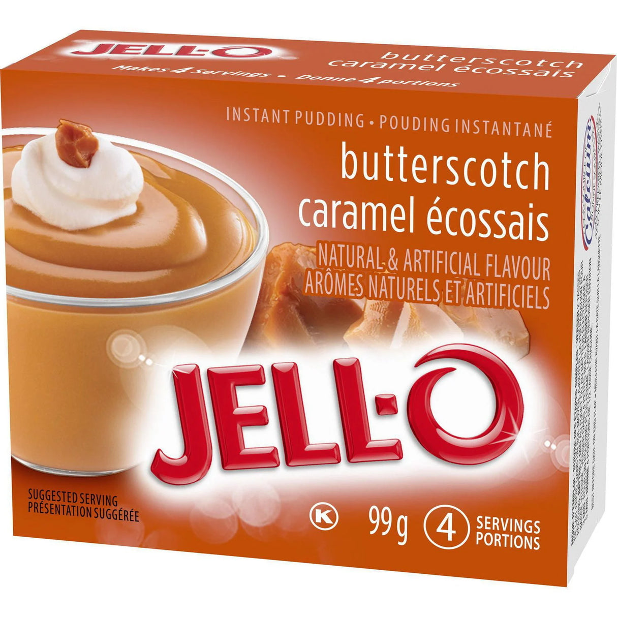 Jell-O Instant Pudding Butterscotch Karamel 99g