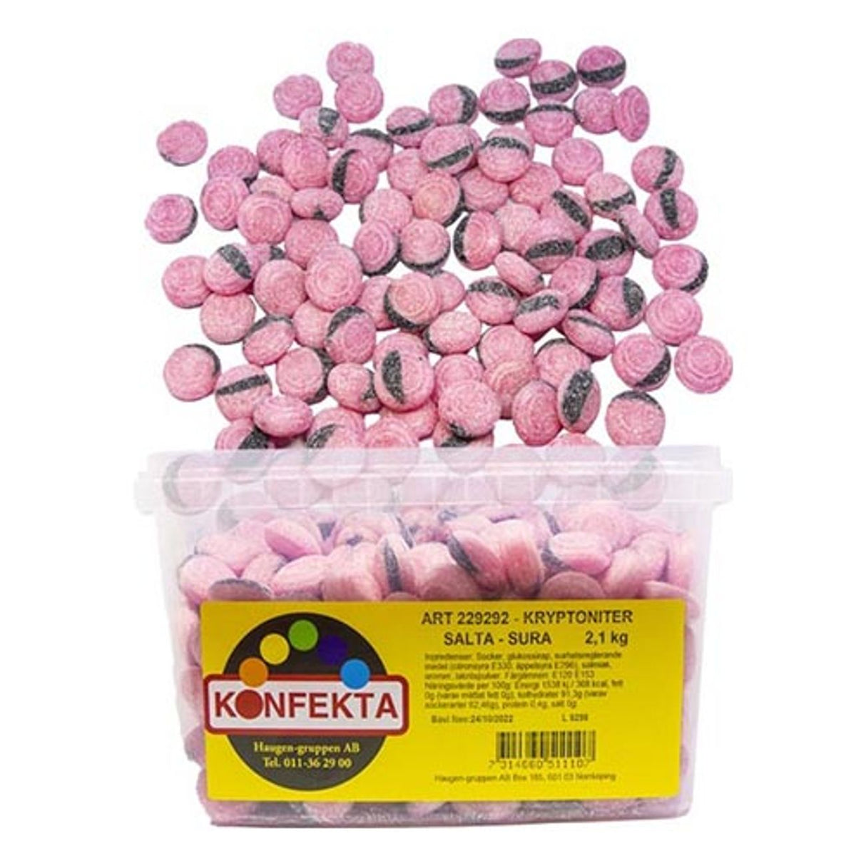 Kryptoniter 2,1 kg Lösvikt Storpack
