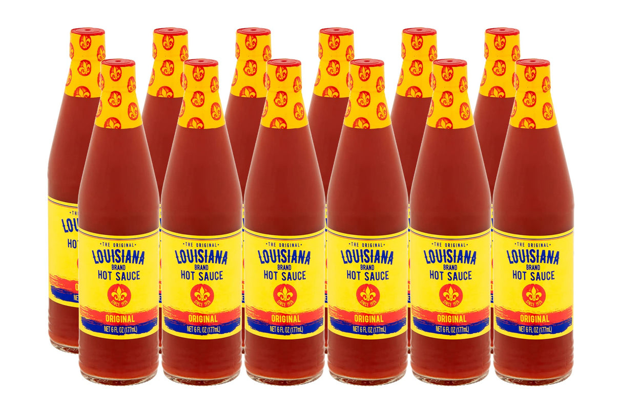 Lousiana Hot Sauce Original 177ml 12. Storpack 