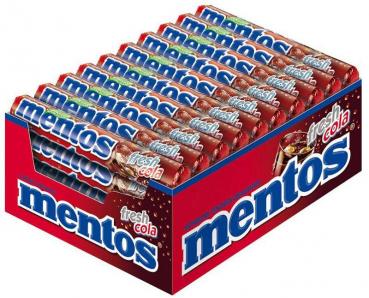 Mentos Fresh Cola 38g 40st - Storpack
