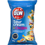 OLW Sourcream &amp; Onion 40g 20st Storpack