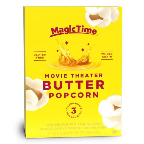 Magictime Movie Theater Butter Popcorn 12st x 240g Storpack Hel kartong