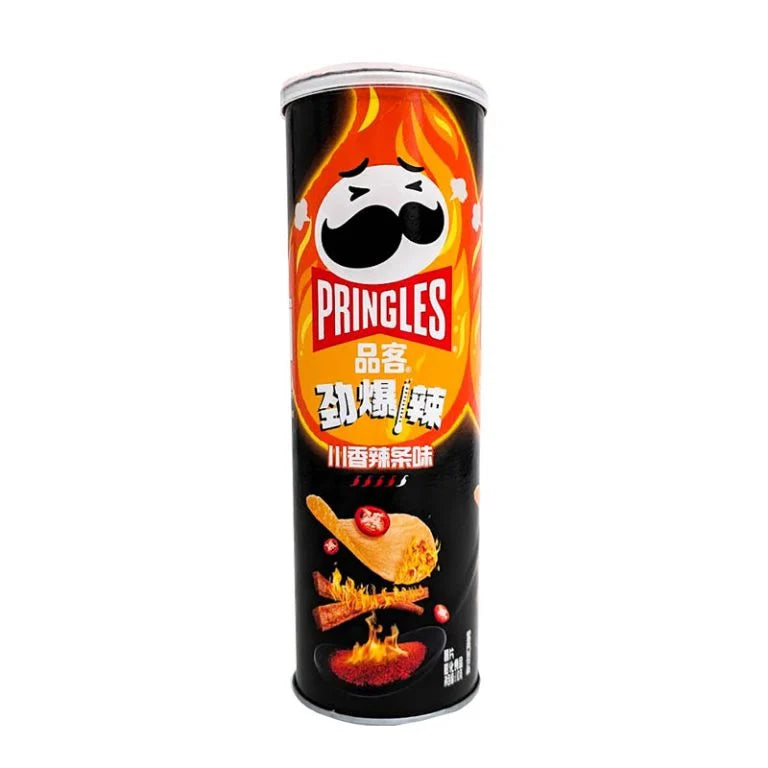 Pringles Superhot Spicy Strips Smag 110g