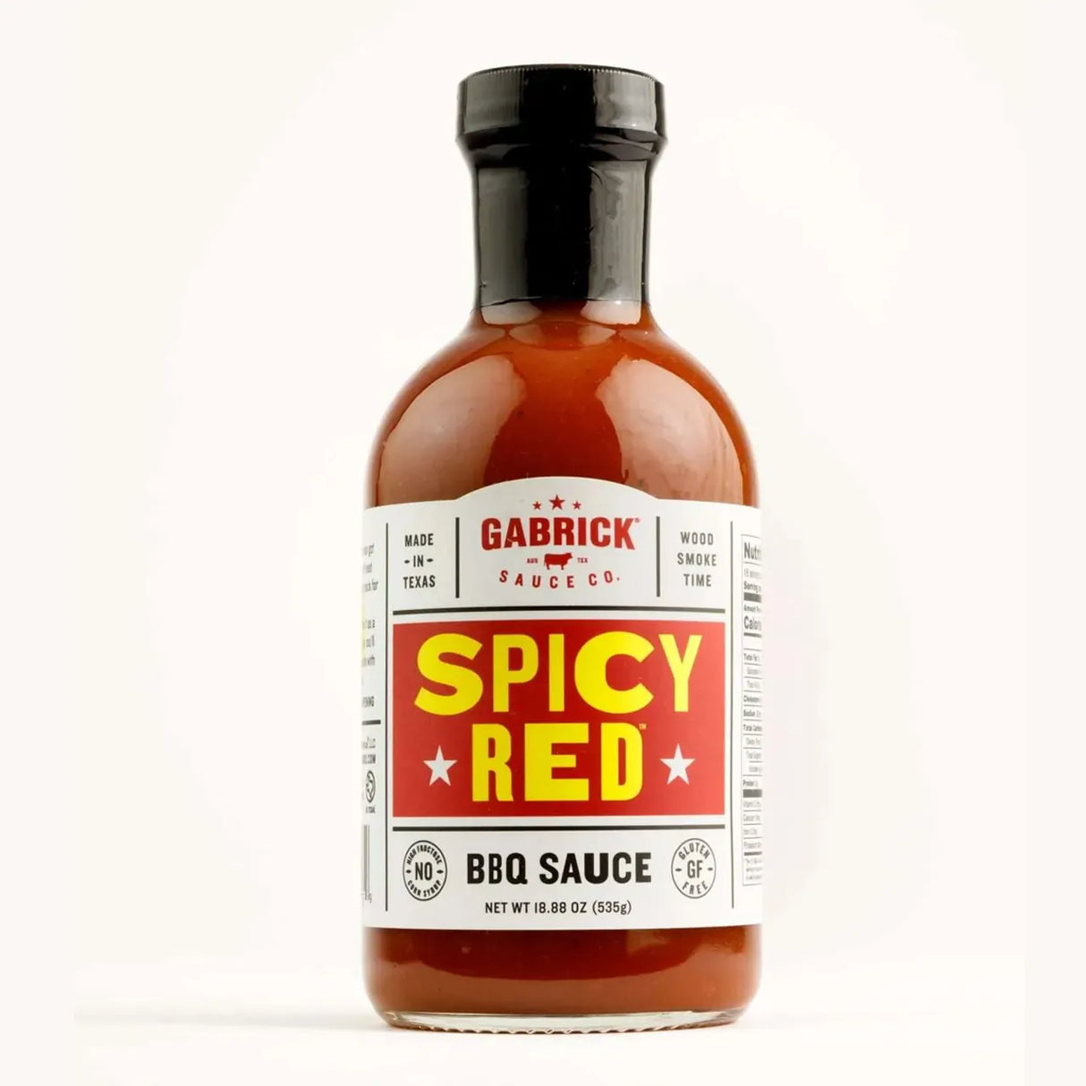 Gabrick Krydret Rød BBQ Sauce 535g 