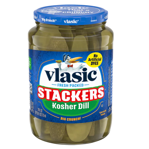 Vlasic Stackers Kosher Dild 473ml